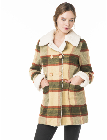Ziege wool coat by Yumi